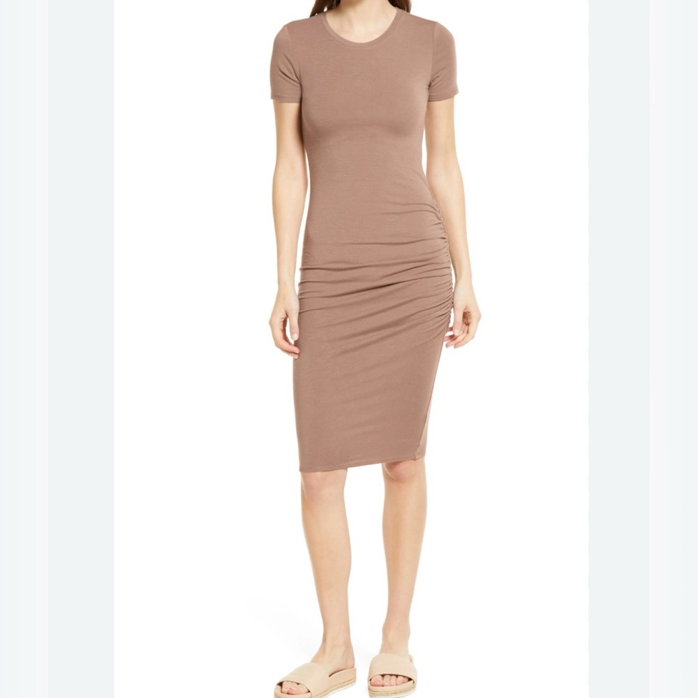 Treasure &‎ Bond  Beige Short Sleeve Dress NWT